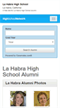 Mobile Screenshot of lahabrahighschool.org